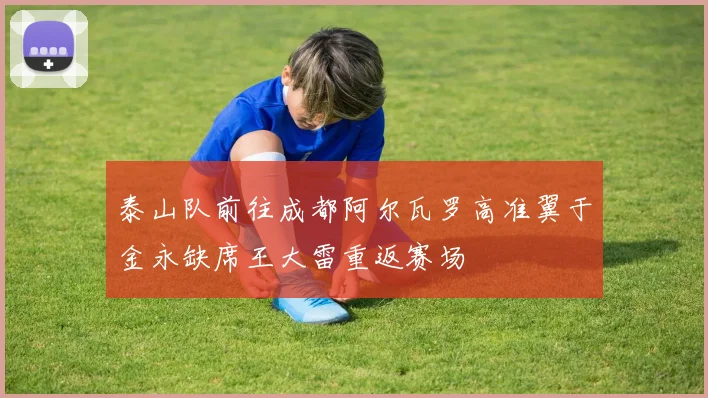 泰山队前往成都阿尔瓦罗高准翼于金永缺席王大雷重返赛场